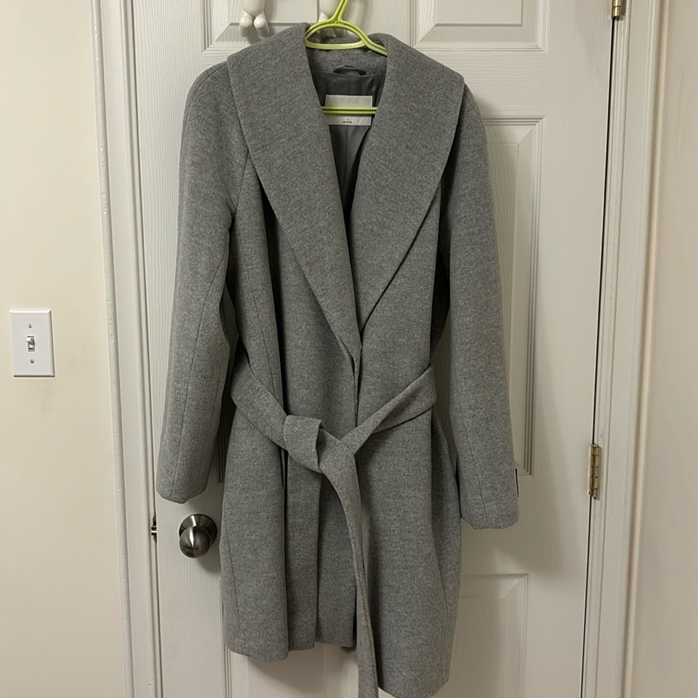 Aritzia Babaton Wool Wrap Coat